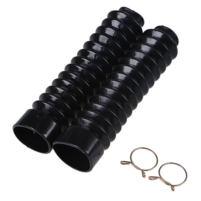 Motorcycle Front Shocks Fork Suspension Cover Rubber Protector Gaiters Boots eBay
